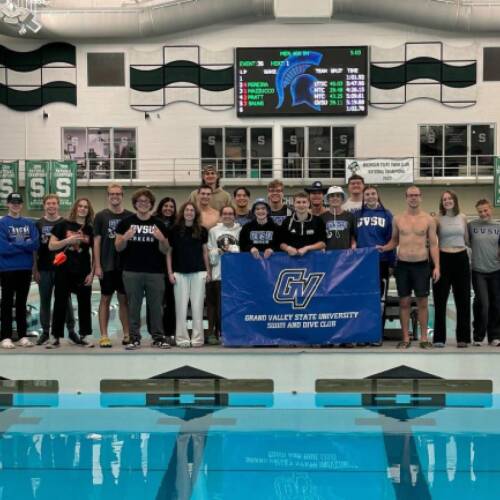 Swim Club after participating in the Spooky Spartan Invitational